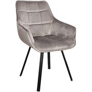 Купить Кресло  EMILE черный  металл/ бархат капучино в Симферополе, Крыму