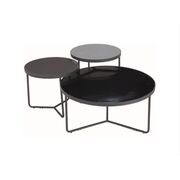 Купить Комплект Signal Artemida (3 стола журнальных) (серый/черный) в Симферополе, Крыму