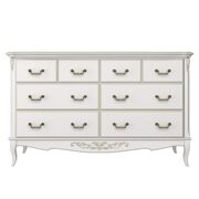 Купить КОМОД 8 ЯЩИКОВ ТИВОЛИ, МОЛОЧНЫЙ/ПАТИНА ЗОЛОТО в Симферополе, Крыму