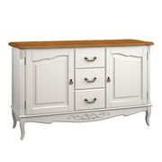 Купить КОМОД 3 ЯЩИКА+2 ДВЕРКИ ТИВОЛИ WOOD, МОЛОЧНЫЙ/ЯСЕНЬ в Симферополе, Крыму