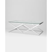 Купить Журнальный стол 120*60 ИНСИГНИЯ серебро в Симферополе, Крыму