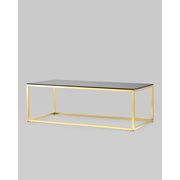 Купить Журнальный стол 120*60 ТАУН золото стекло smoke в Симферополе, Крыму