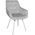 Купить Кресло  EMILE белый металл/ бархат серый в Симферополе, Крыму